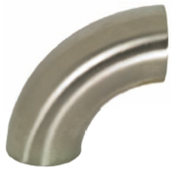 Sanitube Elbow, S, 90 deg., T316L, 3" Od/Id Polish 2WC6P-300